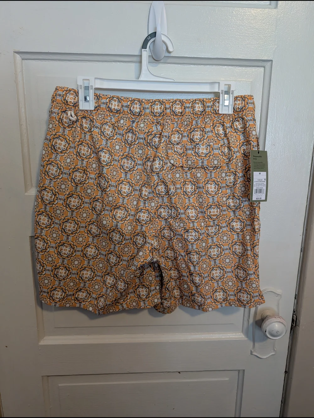 Resortwear Eclectic Geometric Drawstring Summer Swim Trunks Goodfellow & Co